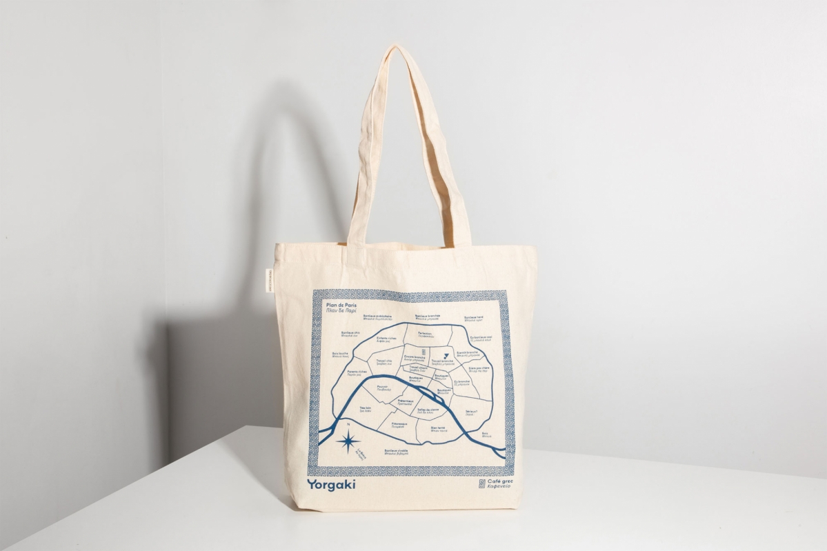 Yorgaki café tote bag